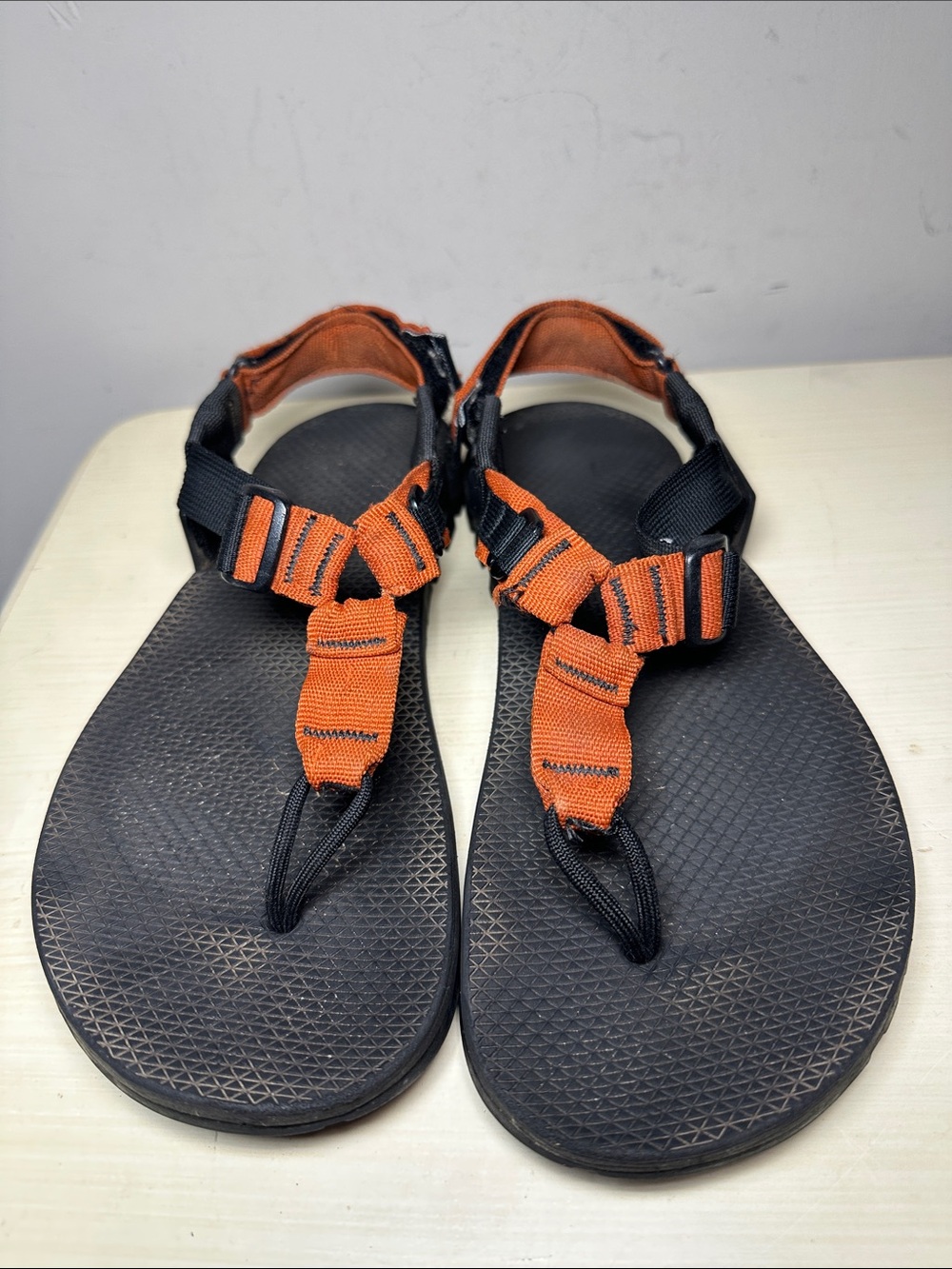 Bedrock vibram Orange and Black Outdoor Sport Sandals